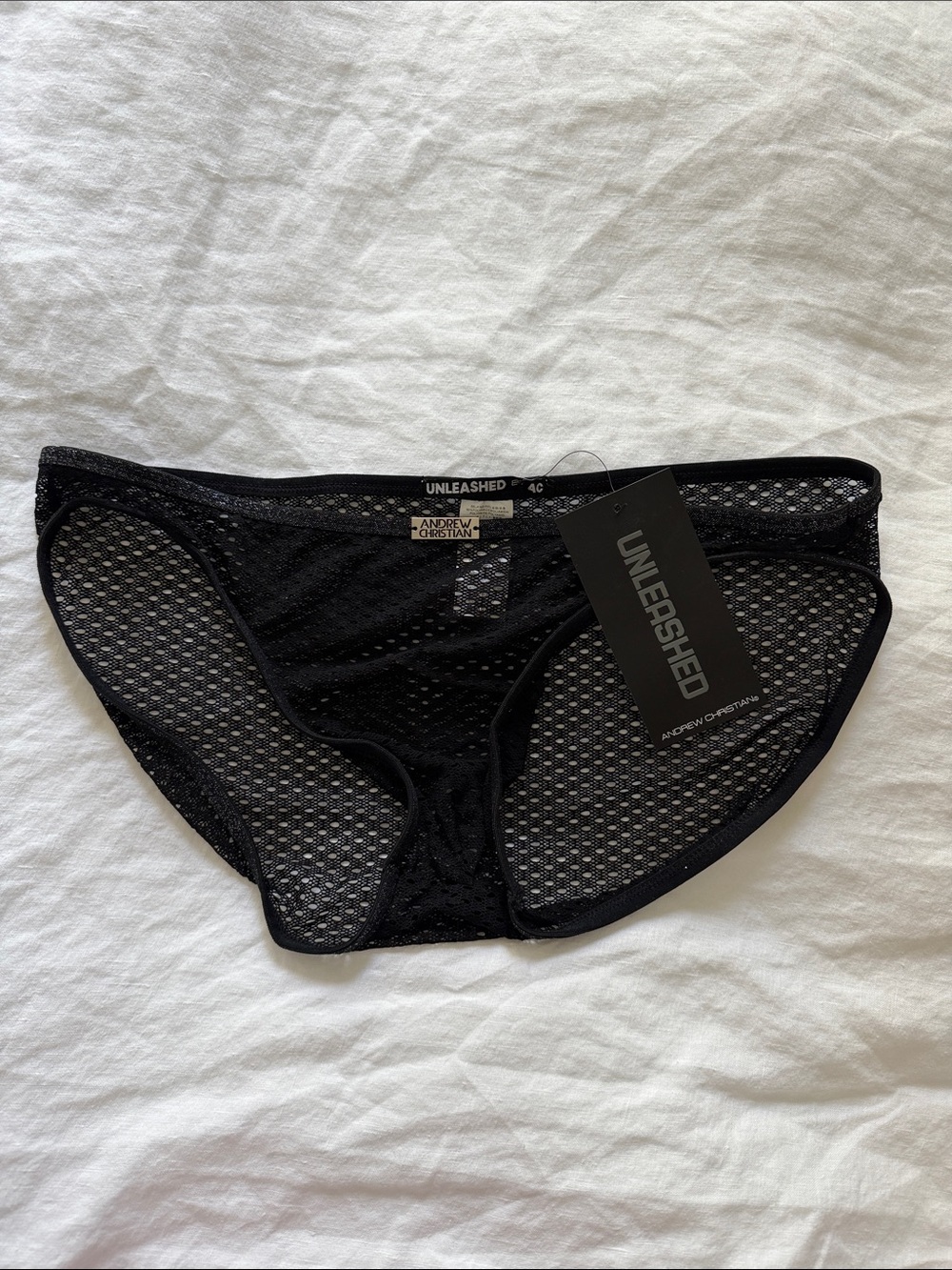 Andrew Christian UNLEASHED XL mesh briefs NWT